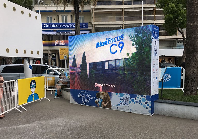 Ecran led Festival de Cannes
